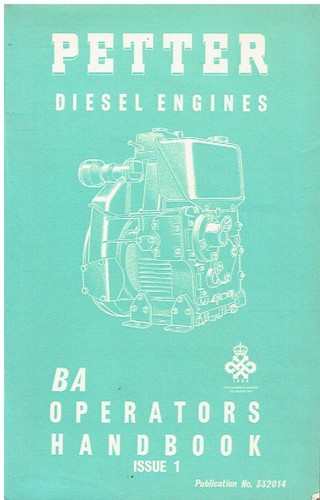 Petter series diesel - ba, engine