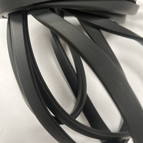 Black flexible rubber - black,