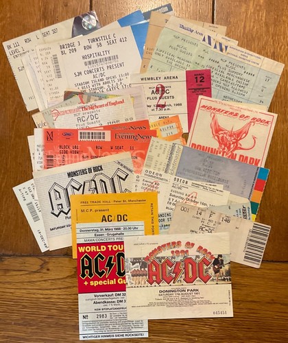 Original used concert - ac/dc,