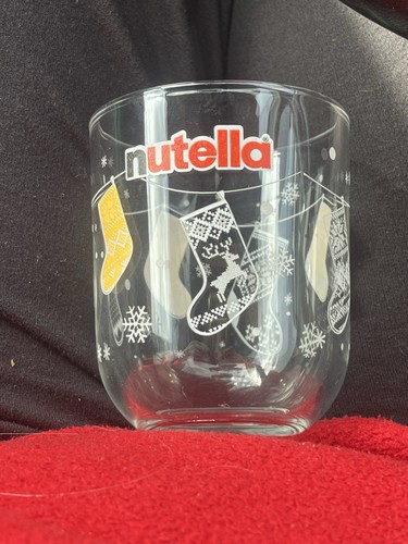Nutella jar glass christmas - nutella, /