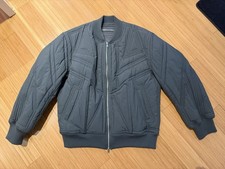 Y-3 Quilted Primaloft Bomber Jacket. Utility Ivy. IP7936. Size M.