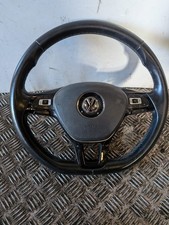 2013-2019 VW GOLF MK7 STEERING WHEEL COMPLETE WITH BAG 5G0419091 LEATHER 