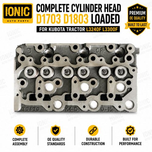 Complete cylinder head assy - head,