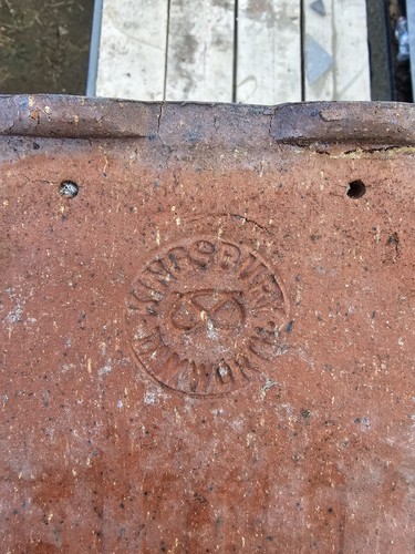 Very old handmade red resemary - handmade,