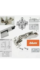 2x Blum 70T6550 Clip Top 170°