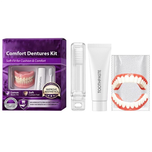 Full denture kit diy temporary - denture,