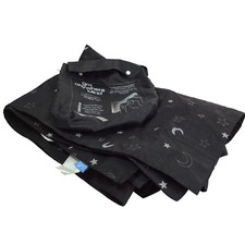 The Gro Company Gro Anywhere Blackout Blind 198cm X 130cm - Black Portable