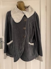 BNWT PER UNA CASUAL VELOUR FLEECE JACKET SIZE L