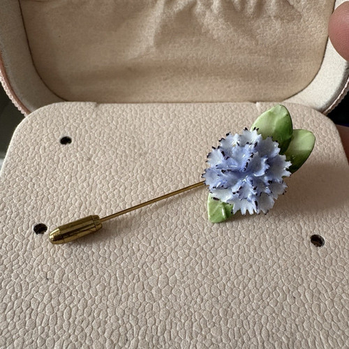 Royal doulton floral hatpin - royal,