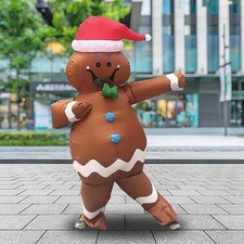 Unisex Adult Inflatable Funny Blow Up Fancy Dress Carry Costume Outfit Xmas Suit