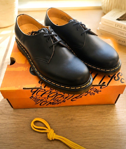 Martens 1461 black leather - martens,
