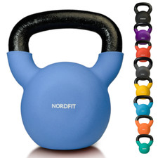 NORDFIT - Neoprene Coated Cast Iron Kettlebells 4-20kg - Kettle bell weight set