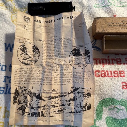 Vtg army locators - locators, level