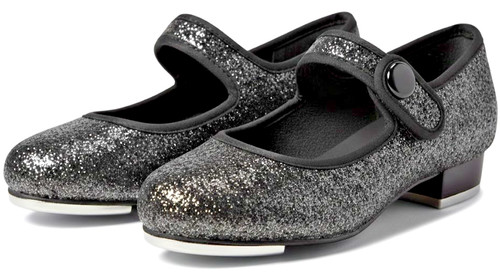 Bloch girls black glitter tap - girls,