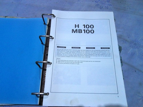 1980 1987 honda h100 - h100, mb100