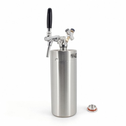 Mini keg with tap adjustable - mini,