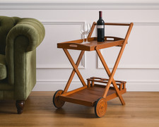 Serving Trolley On Wheels Tea