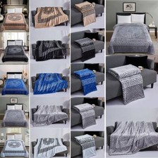 Large Geometric Faux Fur