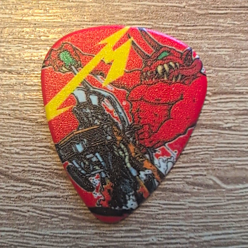 Metallica guitar pick plectrum - metallica,