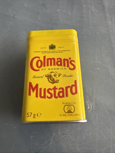 Colman mustard tin - mustard, 57g
