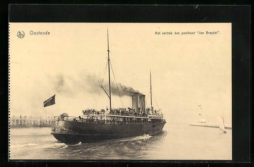 Postcard ostend passenger - postcard,