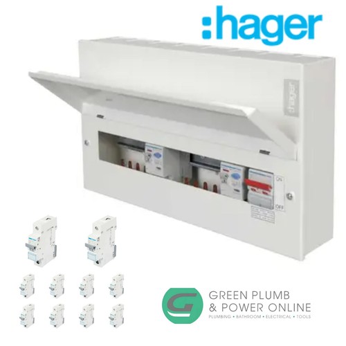 Hager split load fuse board - hager,