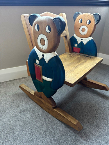 Wooden children rocking - children’s,