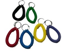 6X Spiral Keychain Plastic