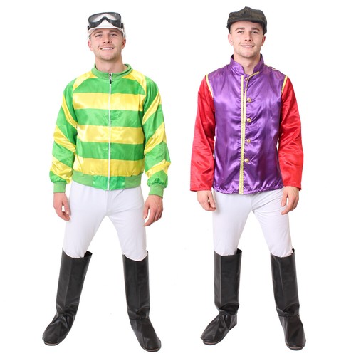 Men jockey costume horse - jockey,