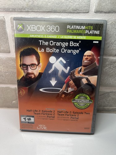Xbox 360 the orange box - orange, half
