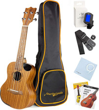 Premium Tenor Ukulele with Tuner, Padded Bag & Spare Aquila Strings