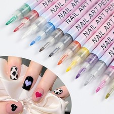 12Pcs Nail Pen Art Marker Set