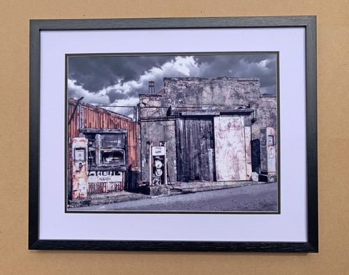 Vintage petrol pumps station - /,