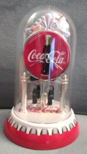 Coca-Cola Anniversary Clock 2002 Vtg Coke Pendulum Dome CCM46