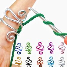 5 Pcs Crochet Tension Ring Hook Ring Yarn Guides Crochet Ring Knitting Loop Gift