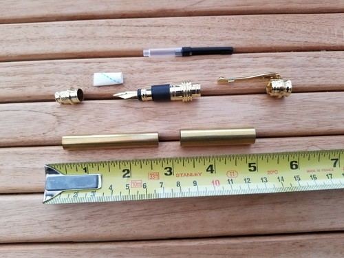 Woodturning gold plated - gold,