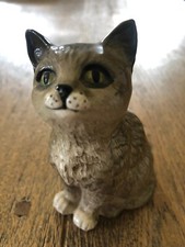 Beswick china grey cat animal