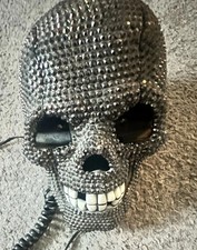 Black/Silver Skull Novelty
