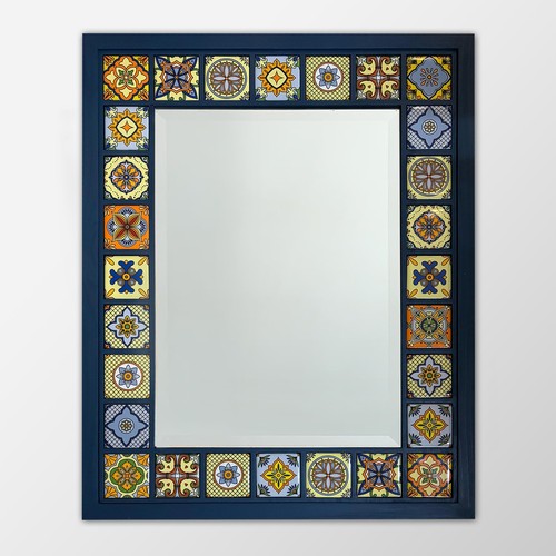 Azure mosaic mirror - azure,