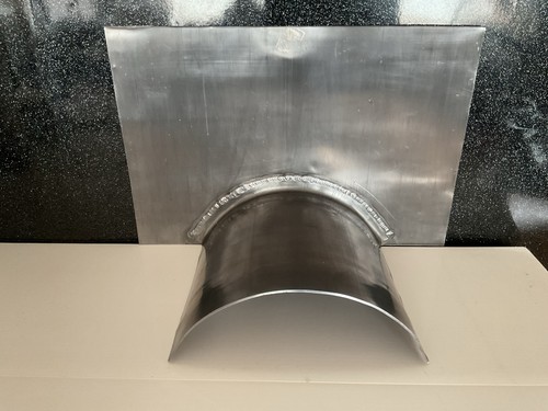 Lead work abutment saddle - lead,