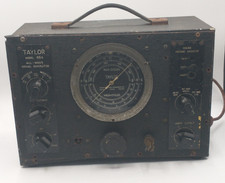VINTAGE TAYLOR 65B ALL WAVE SIGNAL GENERATOR  UNTESTED WWII  USED