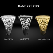 King Cobra Silver Men Ring