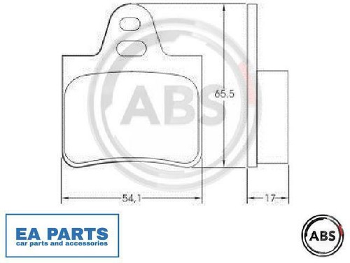 Brake pad set disc - pad,