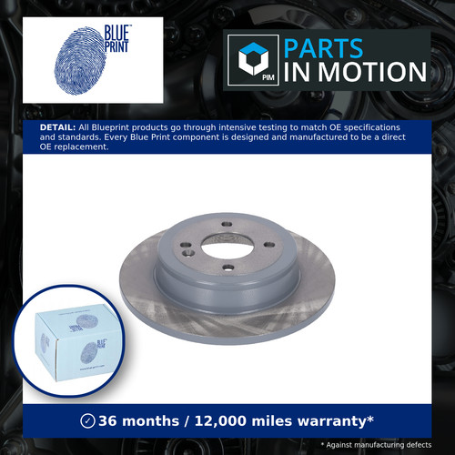 Brake discs pair solid fits - brake,