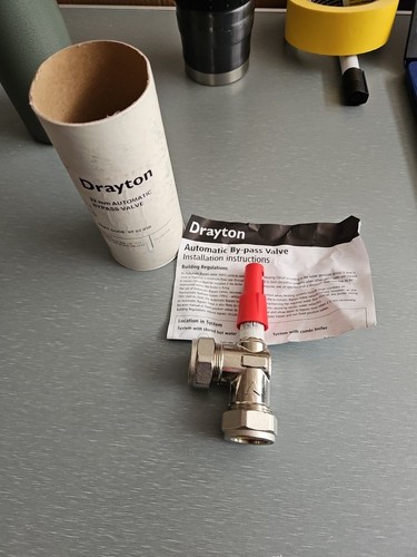 Drayton 22mm bypass valve - drayton,
