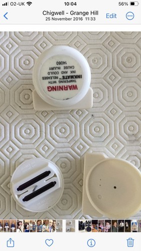 100 security ink tags with