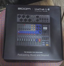 Zoom LiveTrak L-8 Portable Podcast 8-Track Multitrack Recorder