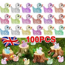 100PCS Mini Glitter Tiny Resin