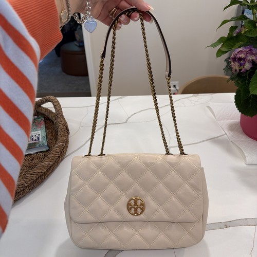 Tory burch leather shoulder - leather,