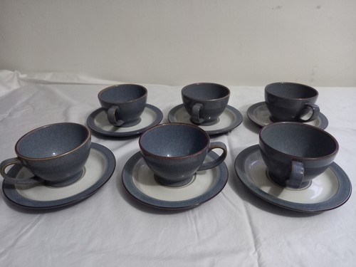 Denby storm grey - storm, cups